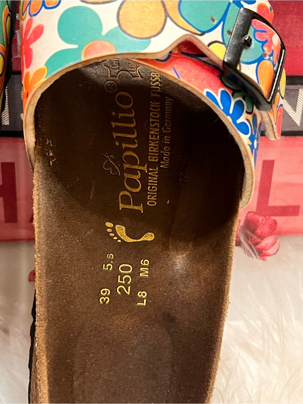 Birkenstocks papillio Buckle hippies Slide Sandals in size 38 - Picture 4 of 9